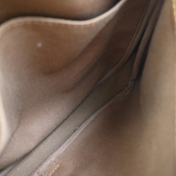 LOUIS VUITTON Logo Saumur 30 Shoulder Bag Monogram Leather Brown - Picture 12 of 14